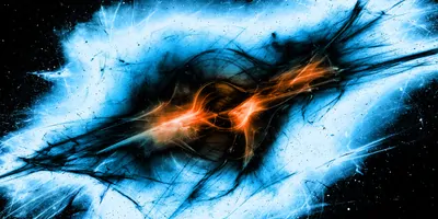Illustration of birth of black hole with dark energy and dark matter surrounding it