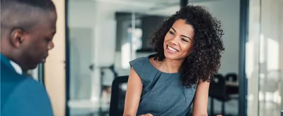 Business people sign a contract