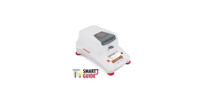 the ohaus smartguide moisture analyzer