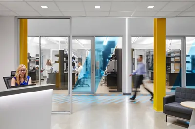 Labs and life sciences workplaces result from extensive collaboration between partners, following a planning process led by the design team to establish everything from the vision and experience to drawings and construction documents.