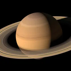 3D render of Saturn