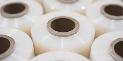 Big stock of plastic stretch film wrap