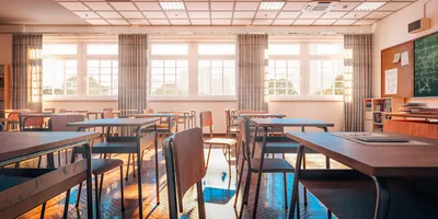 Empty classroom