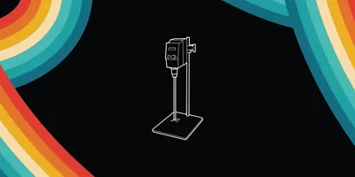 Illustration of a lab stirrer
