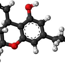 3D illustration of a metabolite