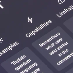 Main screen on the ChatGPT app