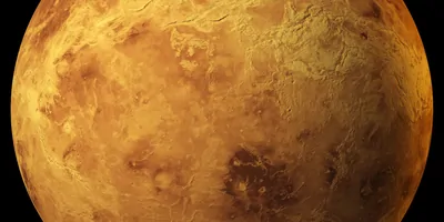 Photograph of Venus in space