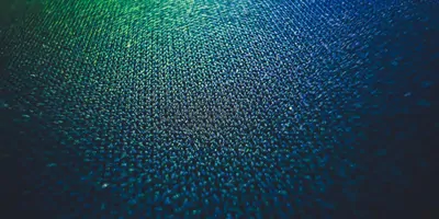 Multicolored fabric close up