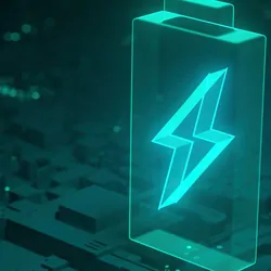 Holographic battery representing future energy storage