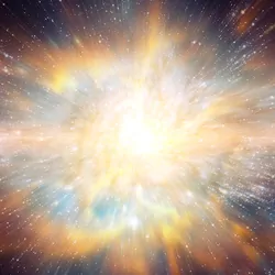 An explosion in space