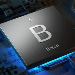 Atomic symbol for boron