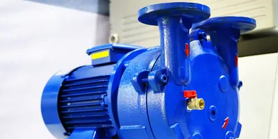 Blue rotary vane vacuum pump