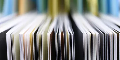 Rows of scientific journals