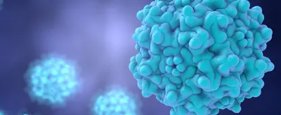 3D render of viruses