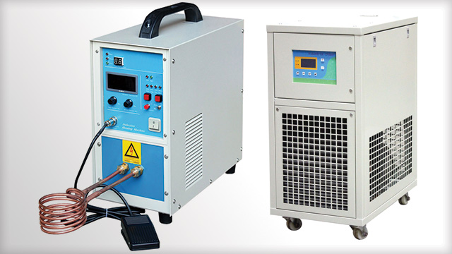 Across International 15KW mid-frequency compact induction heater with WAC-1 chiller