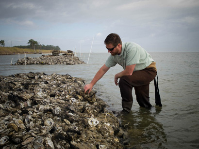 Jeff DeQuattro, marine program director for the Nature Conservancy in Alabama