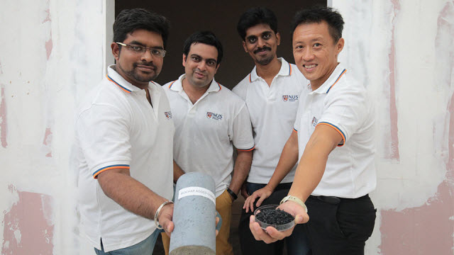 wood waste researchers from the National University of Singapore