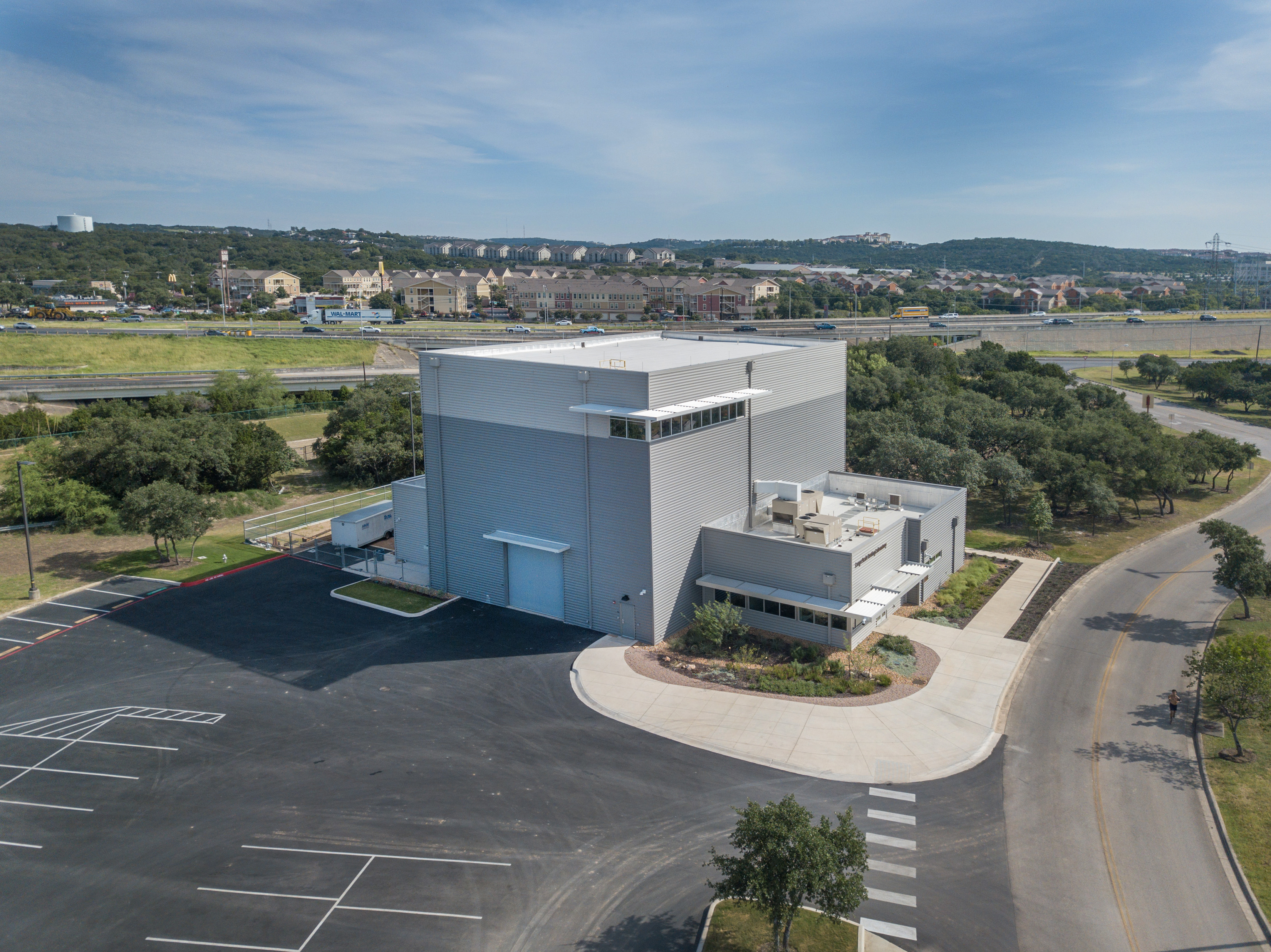 Exterior of UTSA's Large-Scale Testing Laboratory