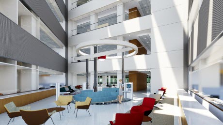 St. Jude's advanced research center interior