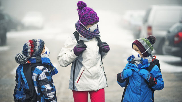 children exposed to poor air quality