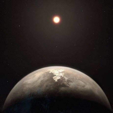 Artist's Impression of the Planet Ross 128 b 