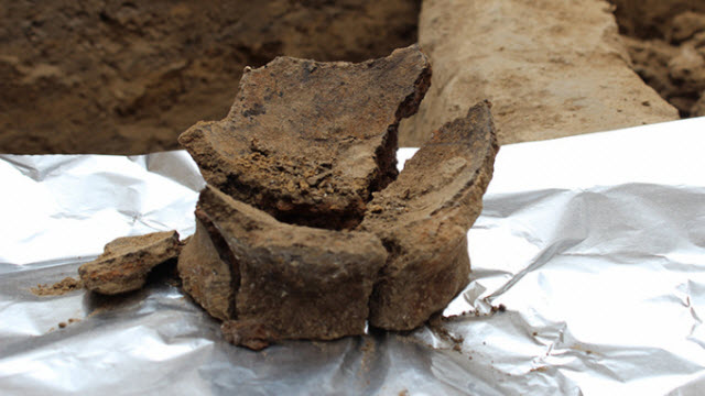 base of a Neolithic jar