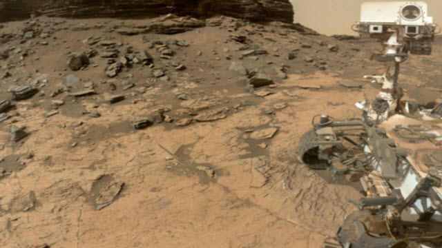 A selfie of the NASA Curiosity rover 