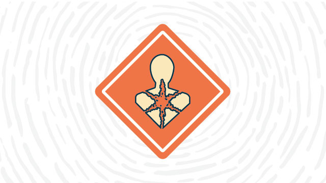 Health hazard lab safety symbol