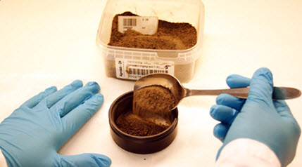 Preparation of soil sample for visible near-infrared spectroscopy measurement