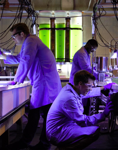 Sandia National Laboratories researchers Eric Monroe, James Jaryenneh, and Tyler Eckles