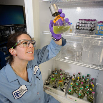 Sandia National Laboratories biochemist Carolyn Fisher