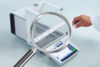 METTLER TOLEDO's XPR analytical balance has a small footprint