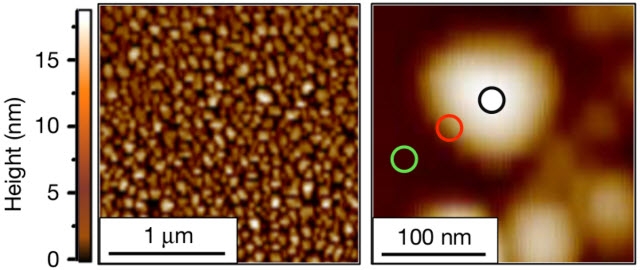 collection of nanoscale platinum particles