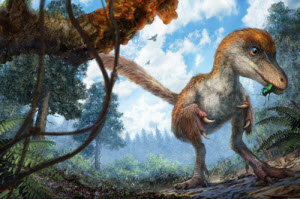 Artist impression of a small coelurosaur