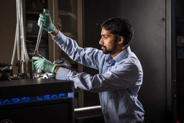 Arun Devaraj, a staff scientist at Pacific Northwest National Laboratory