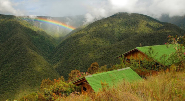 Rainbow at Wayqecha