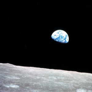 Earth from the moon