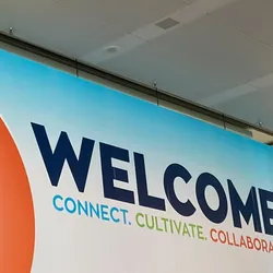 Pittcon welcome banner. During the conferences, vendors and attendees discussed potential impacts of NIH funding cuts to labs