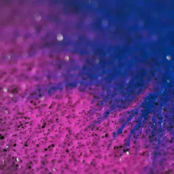 Abstract texture with pink-to-blue gradient, representing desiccant color change