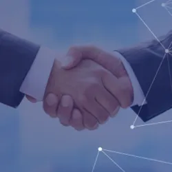 Two people shaking hands