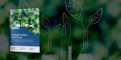 Lab Manager sustainability resource guide with cover