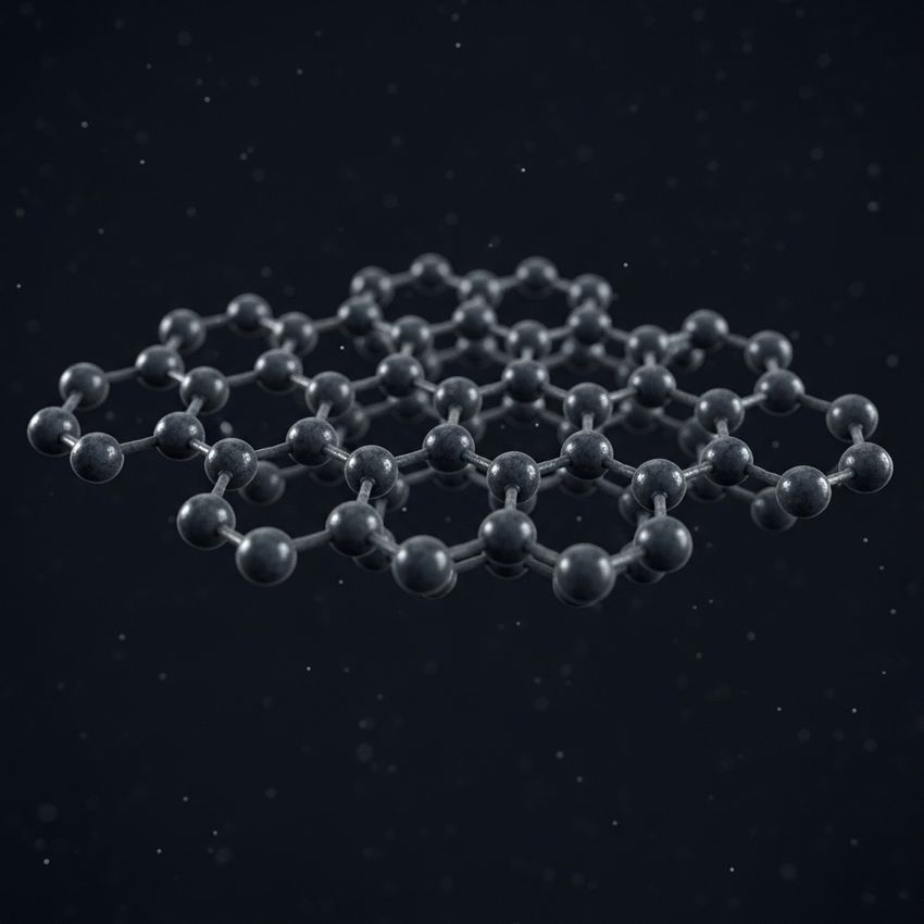 iamge of graplene showing molecular structure