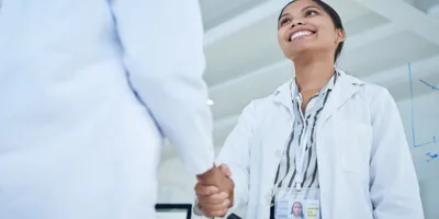 Positive communication practiced through greeting in lab