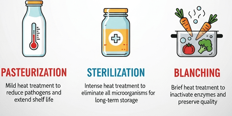 Thermal Processing: Pasteurization, Sterilization, and Blanching | Lab ...