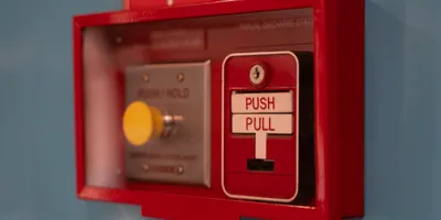 Laboratory fire safety alarm system