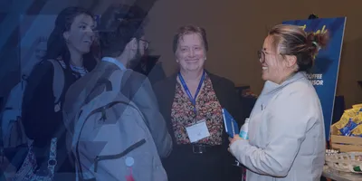 Participants networking at the Lab Manager Leadership Summit.