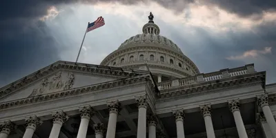 Cloudy view of Capitol building amid FDA and CDC operational delays
