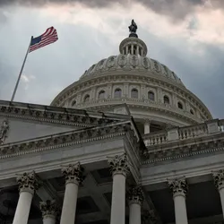 Cloudy view of Capitol building amid FDA and CDC operational delays