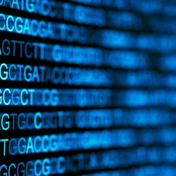 Digital screen with encryption data background. Big data with binary computer code