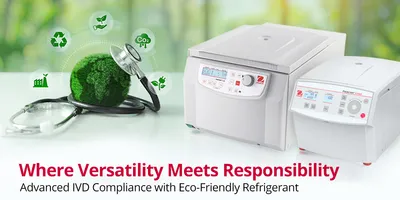 New OHAUS centrifuge.